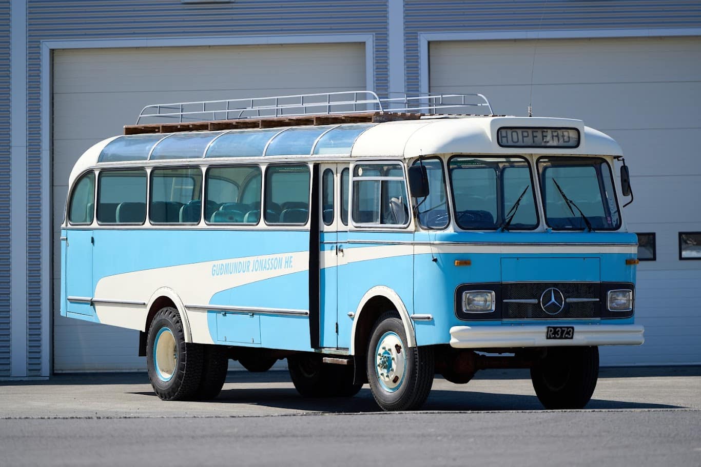 Iceland old bus restoration